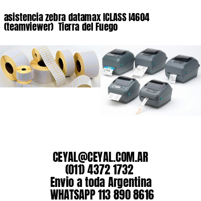 asistencia zebra datamax ICLASS I4604 (teamviewer)  Tierra del Fuego