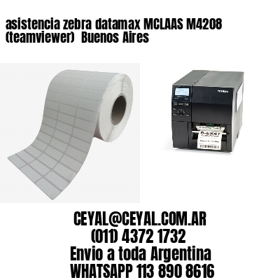 asistencia zebra datamax MCLAAS M4208 (teamviewer)  Buenos Aires