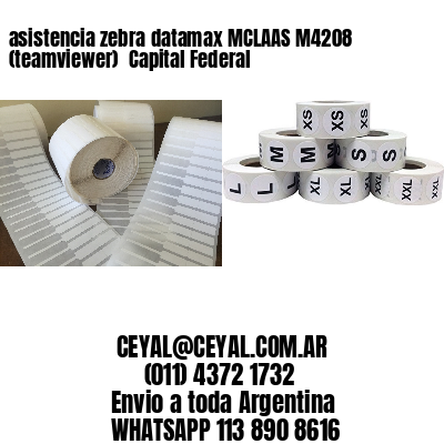 asistencia zebra datamax MCLAAS M4208 (teamviewer)  Capital Federal