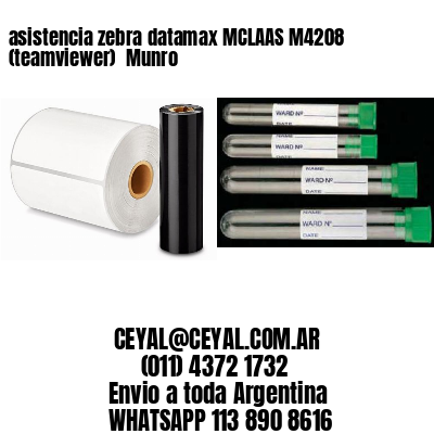 asistencia zebra datamax MCLAAS M4208 (teamviewer)  Munro