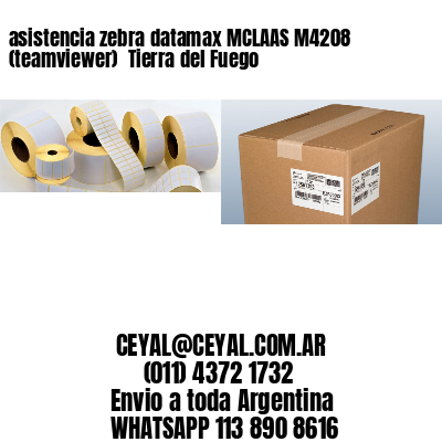 asistencia zebra datamax MCLAAS M4208 (teamviewer)  Tierra del Fuego