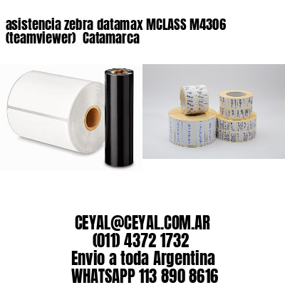 asistencia zebra datamax MCLASS M4306 (teamviewer)  Catamarca