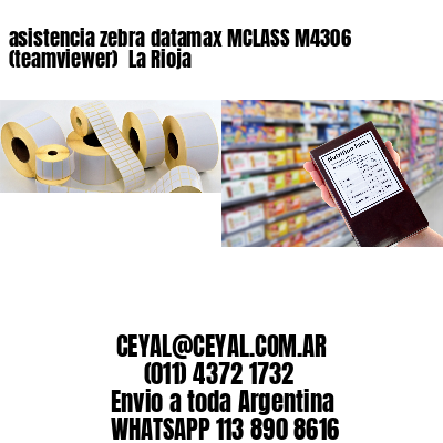 asistencia zebra datamax MCLASS M4306 (teamviewer)  La Rioja