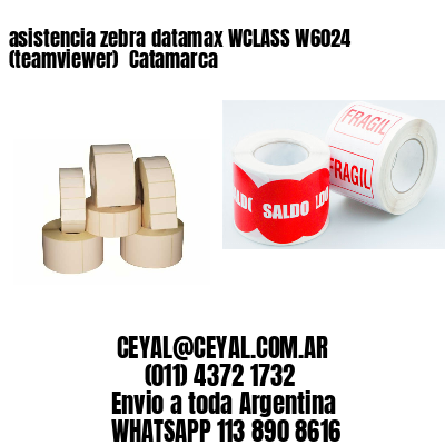 asistencia zebra datamax WCLASS W6024 (teamviewer)  Catamarca