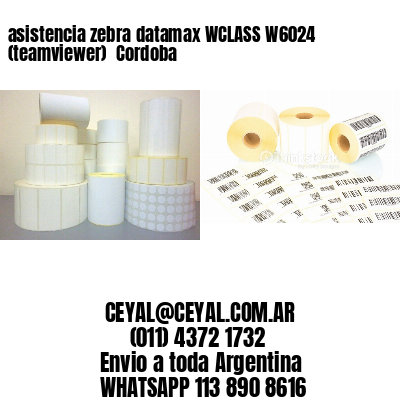 asistencia zebra datamax WCLASS W6024 (teamviewer)  Cordoba