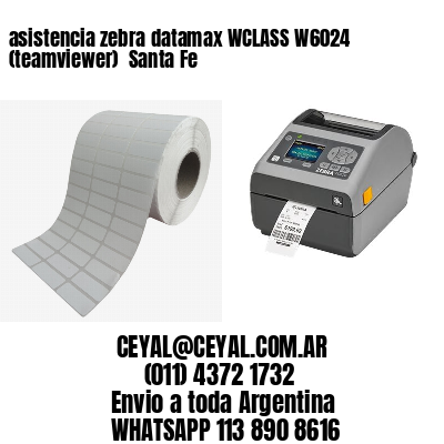 asistencia zebra datamax WCLASS W6024 (teamviewer)  Santa Fe
