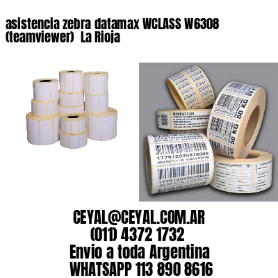 asistencia zebra datamax WCLASS W6308 (teamviewer)  La Rioja