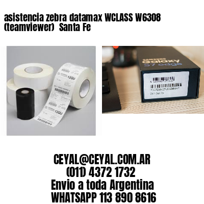 asistencia zebra datamax WCLASS W6308 (teamviewer)  Santa Fe