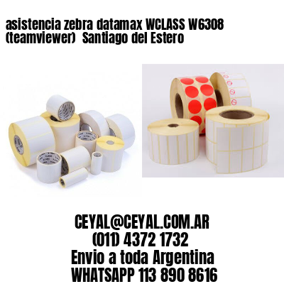 asistencia zebra datamax WCLASS W6308 (teamviewer)  Santiago del Estero
