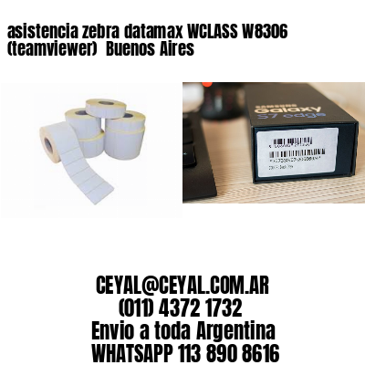 asistencia zebra datamax WCLASS W8306 (teamviewer)  Buenos Aires