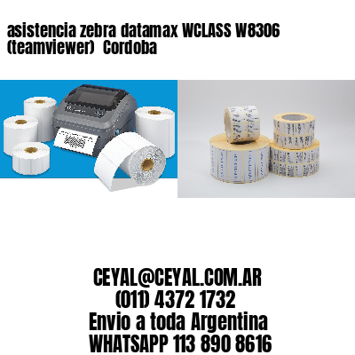 asistencia zebra datamax WCLASS W8306 (teamviewer)  Cordoba