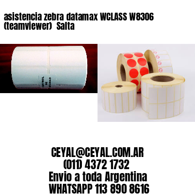 asistencia zebra datamax WCLASS W8306 (teamviewer)  Salta