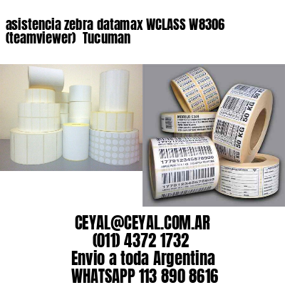 asistencia zebra datamax WCLASS W8306 (teamviewer)  Tucuman