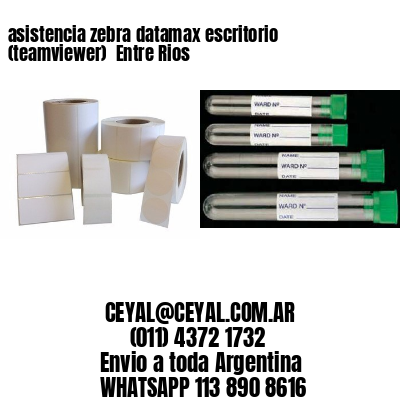 asistencia zebra datamax escritorio (teamviewer)  Entre Rios