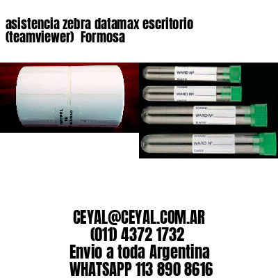 asistencia zebra datamax escritorio (teamviewer)  Formosa