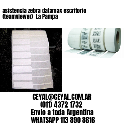 asistencia zebra datamax escritorio (teamviewer)  La Pampa