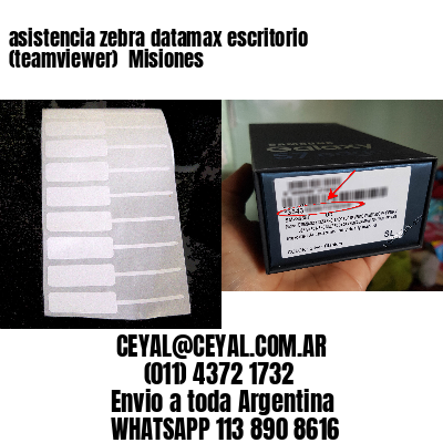 asistencia zebra datamax escritorio (teamviewer)  Misiones