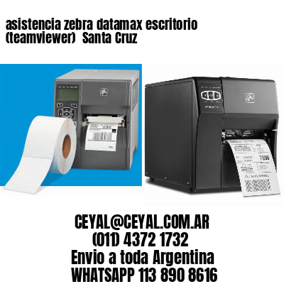 asistencia zebra datamax escritorio (teamviewer)  Santa Cruz
