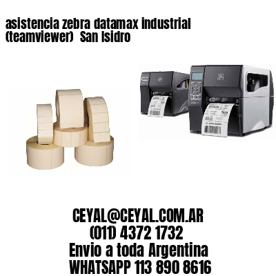 asistencia zebra datamax industrial (teamviewer)  San Isidro