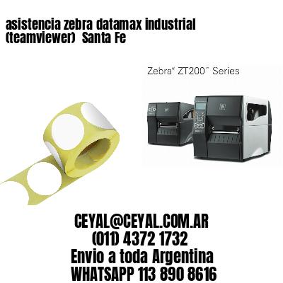 asistencia zebra datamax industrial (teamviewer)  Santa Fe