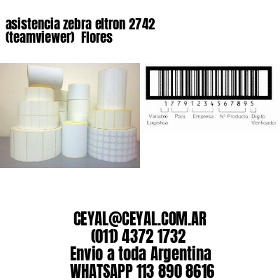 asistencia zebra eltron 2742 (teamviewer)  Flores