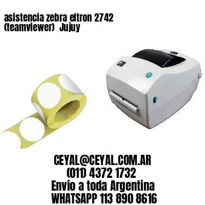 asistencia zebra eltron 2742 (teamviewer)  Jujuy