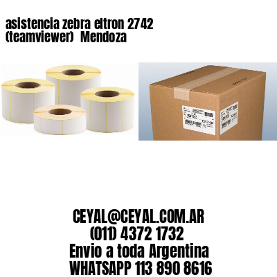asistencia zebra eltron 2742 (teamviewer)  Mendoza
