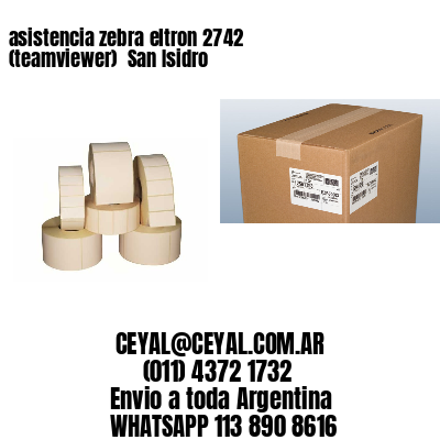 asistencia zebra eltron 2742 (teamviewer)  San Isidro