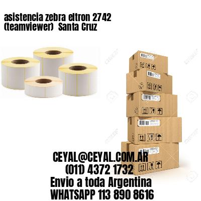 asistencia zebra eltron 2742 (teamviewer)  Santa Cruz