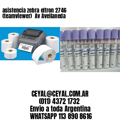 asistencia zebra eltron 2746 (teamviewer)  Av Avellaneda