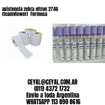 asistencia zebra eltron 2746 (teamviewer)  Formosa