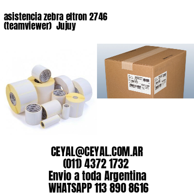 asistencia zebra eltron 2746 (teamviewer)  Jujuy