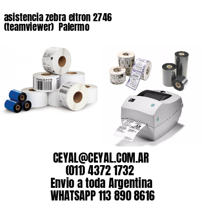 asistencia zebra eltron 2746 (teamviewer)  Palermo