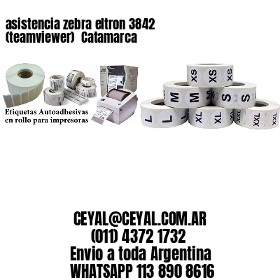 asistencia zebra eltron 3842 (teamviewer)  Catamarca