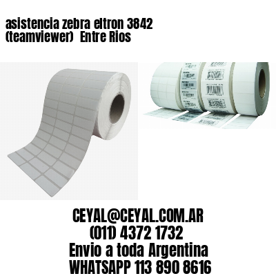 asistencia zebra eltron 3842 (teamviewer)  Entre Rios