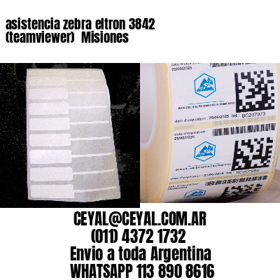 asistencia zebra eltron 3842 (teamviewer)  Misiones
