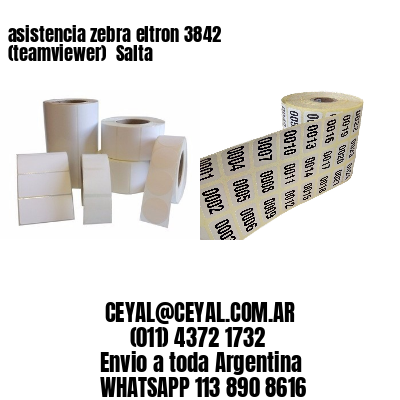 asistencia zebra eltron 3842 (teamviewer)  Salta