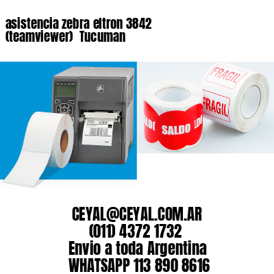 asistencia zebra eltron 3842 (teamviewer)  Tucuman