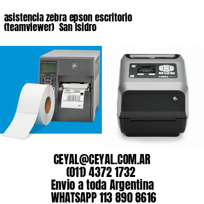 asistencia zebra epson escritorio (teamviewer)  San Isidro