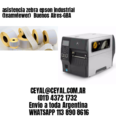 asistencia zebra epson industrial (teamviewer)  Buenos Aires-GBA