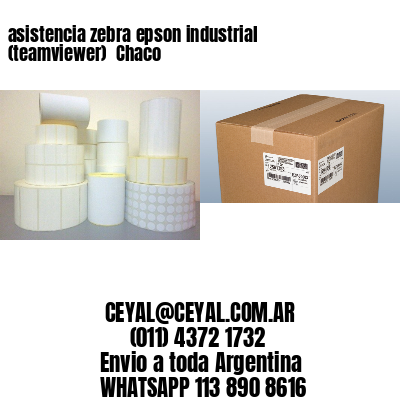 asistencia zebra epson industrial (teamviewer)  Chaco