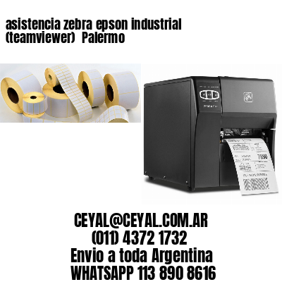 asistencia zebra epson industrial (teamviewer)  Palermo