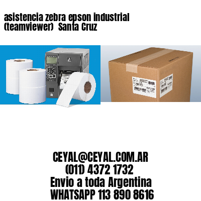 asistencia zebra epson industrial (teamviewer)  Santa Cruz