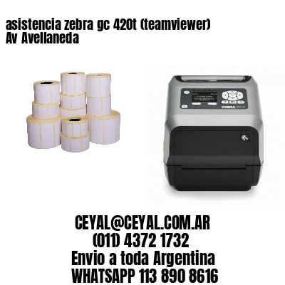 asistencia zebra gc 420t (teamviewer)  Av Avellaneda