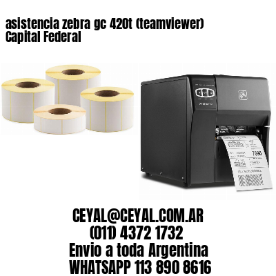 asistencia zebra gc 420t (teamviewer)  Capital Federal