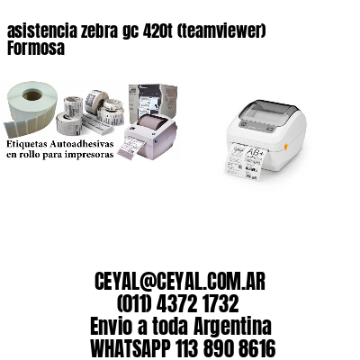 asistencia zebra gc 420t (teamviewer)  Formosa