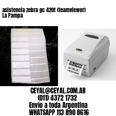 asistencia zebra gc 420t (teamviewer)  La Pampa