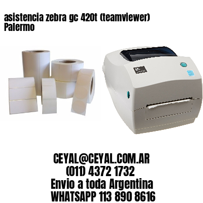 asistencia zebra gc 420t (teamviewer)  Palermo