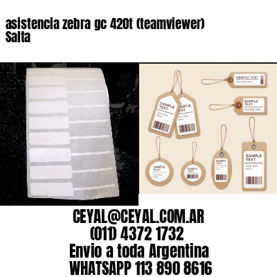asistencia zebra gc 420t (teamviewer)  Salta