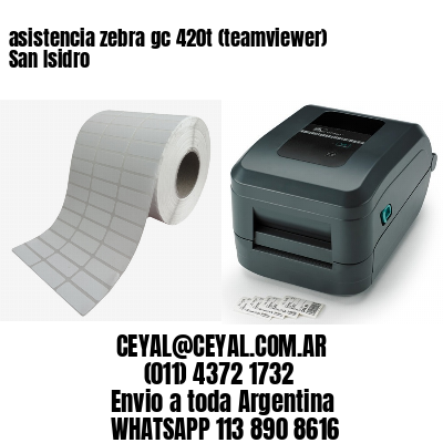 asistencia zebra gc 420t (teamviewer)  San Isidro